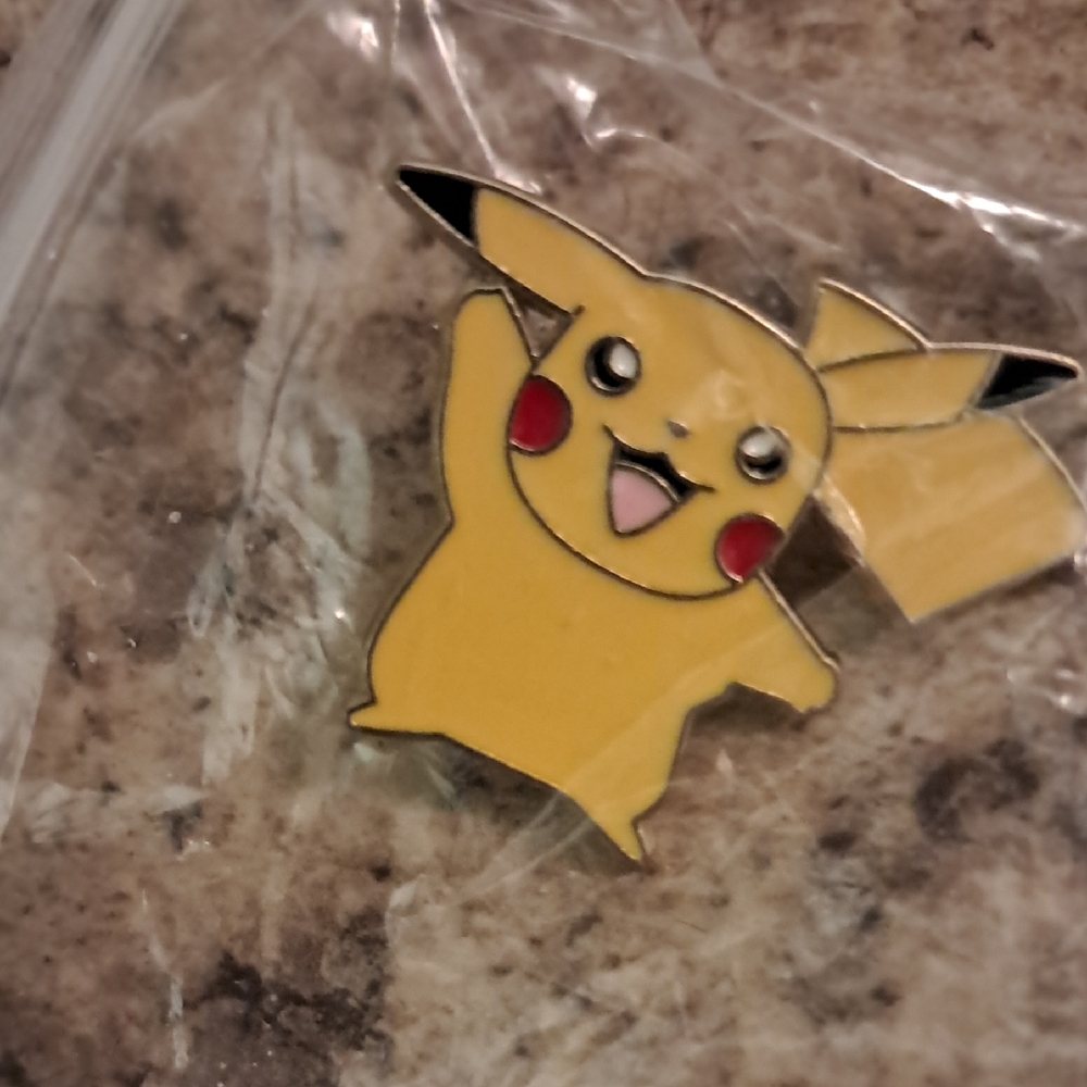 Pokemon Pikachu Yellow Enamel Pin